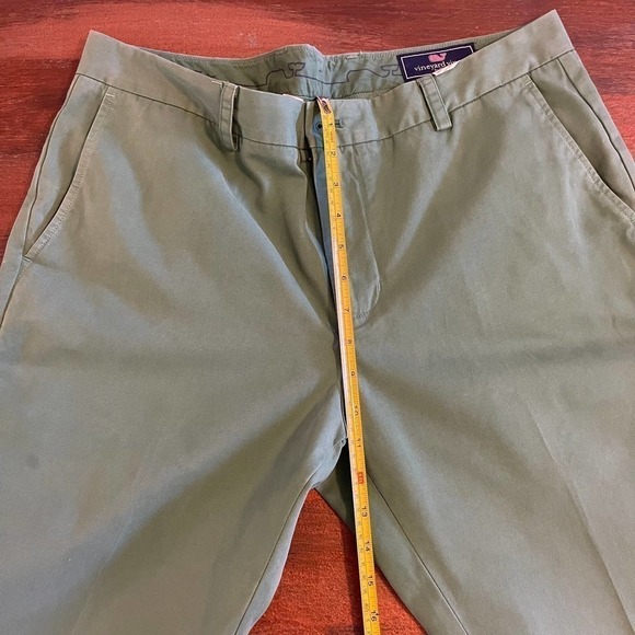 Vineyard Vines Men's Flat Front Chino Pants Sz 35x32 - Picture 6 of 7